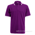 purple polo shirt men